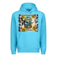 Ocean Blue ocd with cow Premium Hoodie - TumblerDesignByShophia