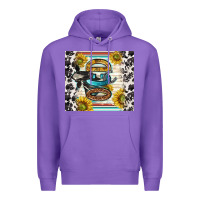 Purple ocd with cow Premium Hoodie - TumblerDesignByShophia