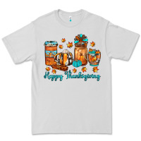 Dove Grey happy thanksgiving coffee Premium Tee - JahusDesignShop