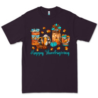 Plum happy thanksgiving coffee Premium Tee - JahusDesignShop
