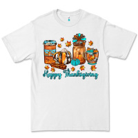 White happy thanksgiving coffee Premium Tee - JahusDesignShop