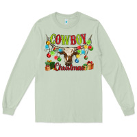 Matcha cowboy christmas Long Sleeve Tee - MaliasSmallBusiness