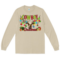 Mushroom cowboy christmas Long Sleeve Tee - MaliasSmallBusiness