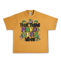 Peanut Butter thick thighs mardi gras vibes Urban Heavy Tee - MaliasSmallBusiness