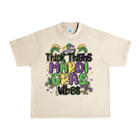 Sandshell thick thighs mardi gras vibes Urban Heavy Tee - MaliasSmallBusiness