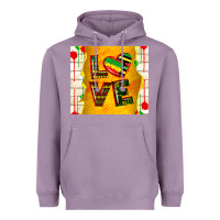Lavender juneteenth love Heavyweight Hoodie - TumblerDesignByShophia