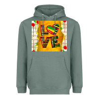 Sage juneteenth love Heavyweight Hoodie - TumblerDesignByShophia