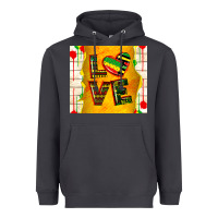 Smoke juneteenth love Heavyweight Hoodie - TumblerDesignByShophia