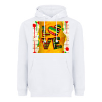 White juneteenth love Heavyweight Hoodie - TumblerDesignByShophia
