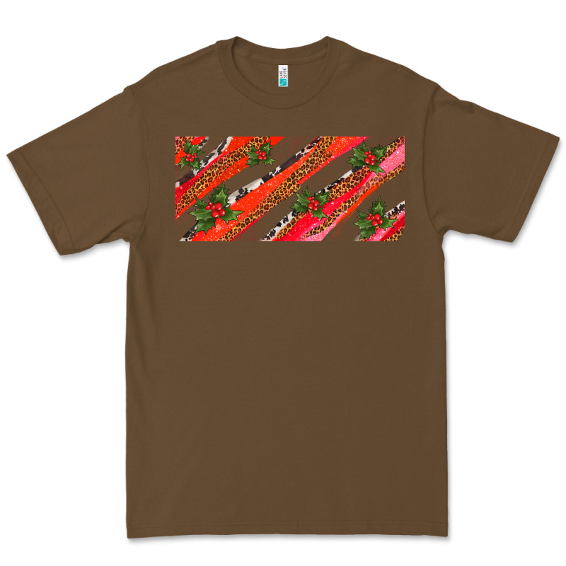Leopar And Cowhide With Mistletoe Premium Tee by AdoDesignShop | Teevron