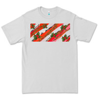 Dove Grey leopar and cowhide with mistletoe Premium Tee - AdoDesignShop