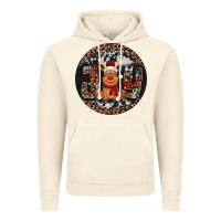 Vintage Artic joy reindeer christmas ornament Vintage Hoodie - Jasminsmagicworld