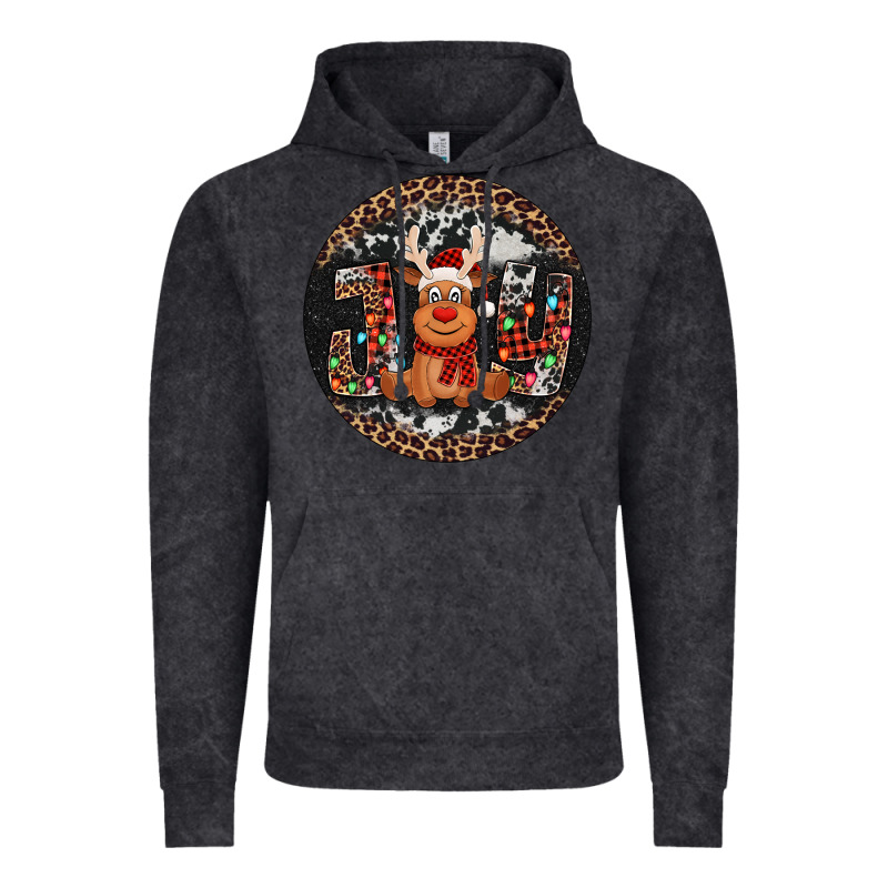 Joy Reindeer Christmas Ornament Vintage Hoodie by Jasminsmagicworld | Teevron