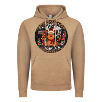 Vintage Coffee joy reindeer christmas ornament Vintage Hoodie - Jasminsmagicworld