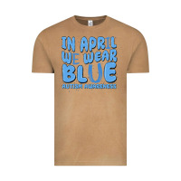 Vintage Camel in april we wear blue autism awareness Vintage Tee - MaliasSmallBusiness