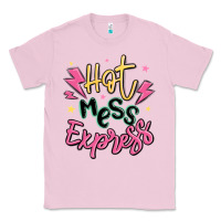 Bubblegum Pink hot mess express Classic Tee - MaliasSmallBusiness