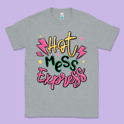 Hot Mess Express Classic Tee Designed By Maliassmallbusiness