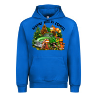 Cobalt St. Patricks Day hanging with my gnomies Urban Hoodie - FaDigitalArtStudio