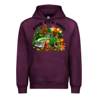 Mauve Wine St. Patricks Day hanging with my gnomies Urban Hoodie - FaDigitalArtStudio
