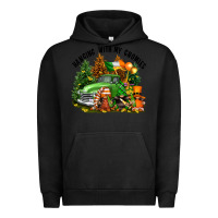 Pigment Black St. Patricks Day hanging with my gnomies Urban Hoodie - FaDigitalArtStudio