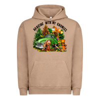 Pigment Burro St. Patricks Day hanging with my gnomies Urban Hoodie - FaDigitalArtStudio