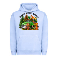 Pigment Grape Ice St. Patricks Day hanging with my gnomies Urban Hoodie - FaDigitalArtStudio