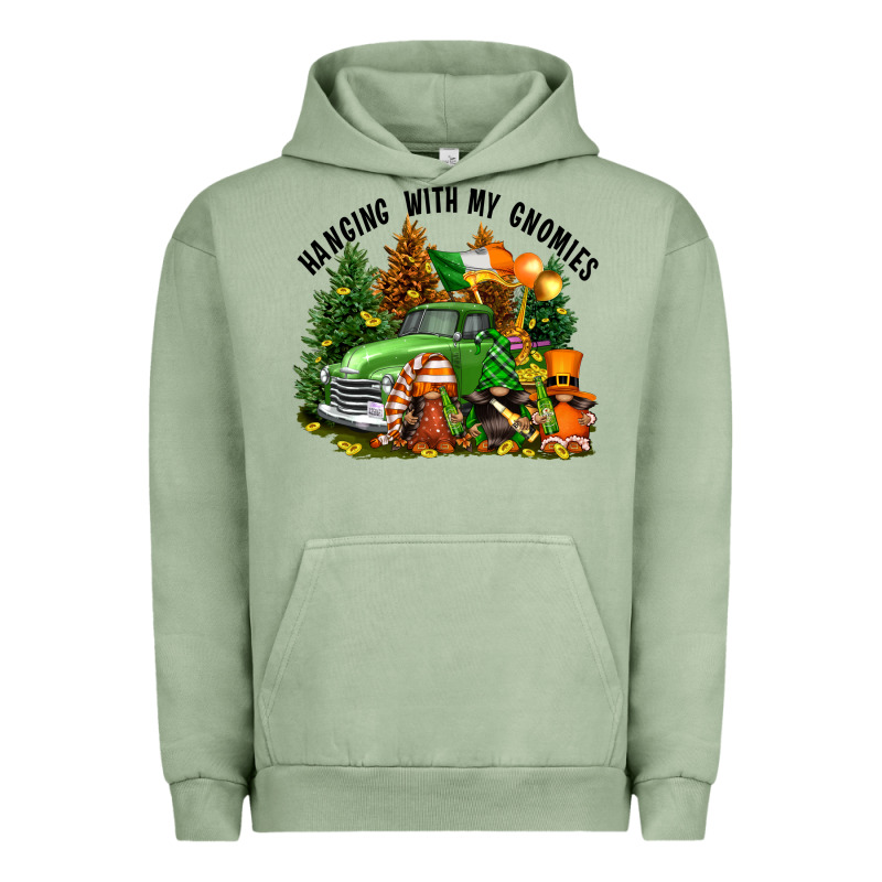 St. Patricks Day Hanging With My Gnomies Urban Hoodie by FaDigitalArtStudio | Teevron