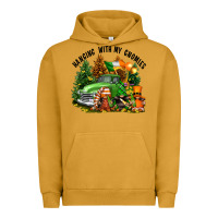 Pigment Peanut Butter St. Patricks Day hanging with my gnomies Urban Hoodie - FaDigitalArtStudio