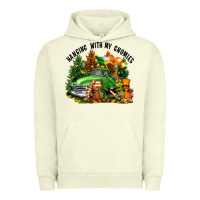 Pigment Pistachio St. Patricks Day hanging with my gnomies Urban Hoodie - FaDigitalArtStudio