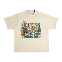 Sandshell heifers be trippin' Urban Heavy Tee - MaliasSmallBusiness
