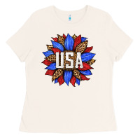 Bone american sunflower Ladies Tee - HRA Design Shop