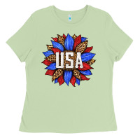 Matcha american sunflower Ladies Tee - HRA Design Shop