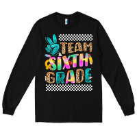 Black team sixth grade Long Sleeve Tee - NancyCooperArtShop