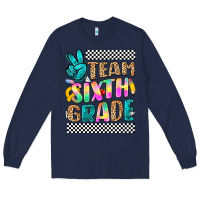 Navy team sixth grade Long Sleeve Tee - NancyCooperArtShop