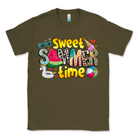 Army Green summer time Classic Tee - CowhideDigitalArt