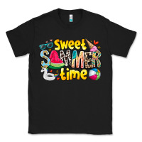 Black summer time Classic Tee - CowhideDigitalArt