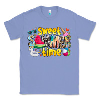 Colony Blue summer time Classic Tee - CowhideDigitalArt