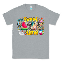 Heather Grey summer time Classic Tee - CowhideDigitalArt