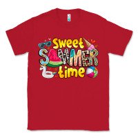 Red summer time Classic Tee - CowhideDigitalArt