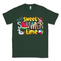 Sports Green summer time Classic Tee - CowhideDigitalArt