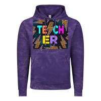 Cloud Purple Teacher Flash Vintage Hoodie - LillyAllenDesigns