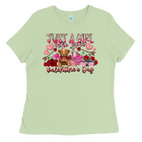 Matcha just  girl who loves valentines day Ladies Tee - RacoonDesign