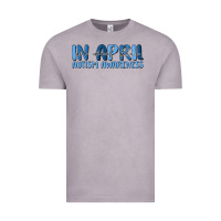 Vintage Zinc in april we wear blue autism awareness Vintage Tee - MaliasSmallBusiness