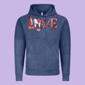 Valentines Day Dental Love Vintage Hoodie Designed By Ranaportraitstore