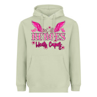 Matcha Not all heroes wear capes Cancer Awareness Heavyweight Hoodie - HowdyJamesFarm