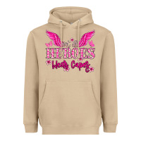 Mushroom Not all heroes wear capes Cancer Awareness Heavyweight Hoodie - HowdyJamesFarm