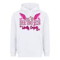 Not All Heroes Wear Capes Cancer Awareness Heavyweight Hoodie | Teevron