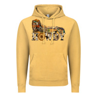 Vintage Mustard howdy killer Vintage Hoodie - NancyCooperArtShop