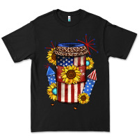 Black 4th of july coffee cup Premium Tee - JahusDesignShop