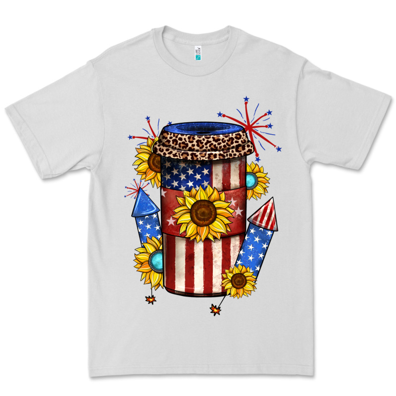 4th Of July Coffee Cup Premium Tee by JahusDesignShop | Teevron